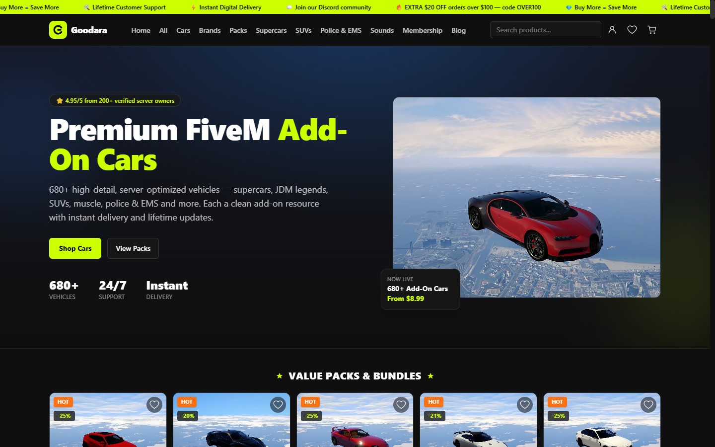 Goodara - premium FiveM add-on cars